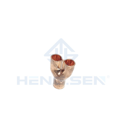 Multi Scene Y Refrigeration Pipe Fittings Copper Material Durable