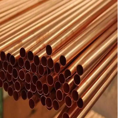 Anticorrosive Refrigeration Copper Pipe , Air Conditioner Copper Tube Seamless