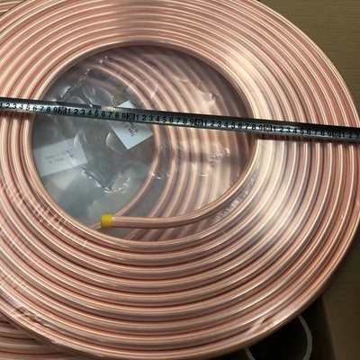 Thickness 0.2-120mm Copper Pipe Roll , Practical Refrigerator Copper Coil