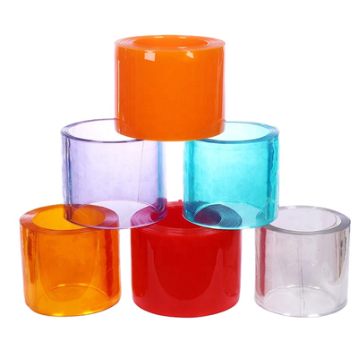 Multicolor Condensing Unit Parts , Thickness 1.7/2/3mm Old Room PVC Curtain