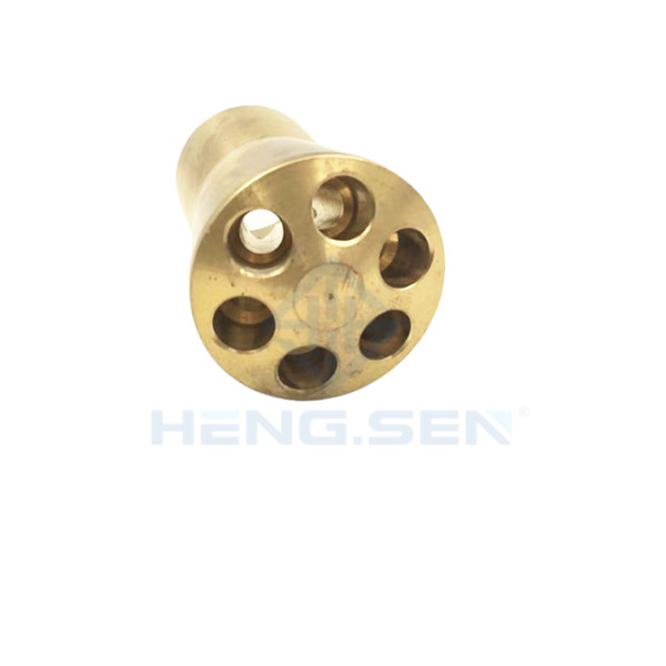 Practical 6 Holes Brass Pipe Fittings Refrigerant Distributor With Inlet 3/8