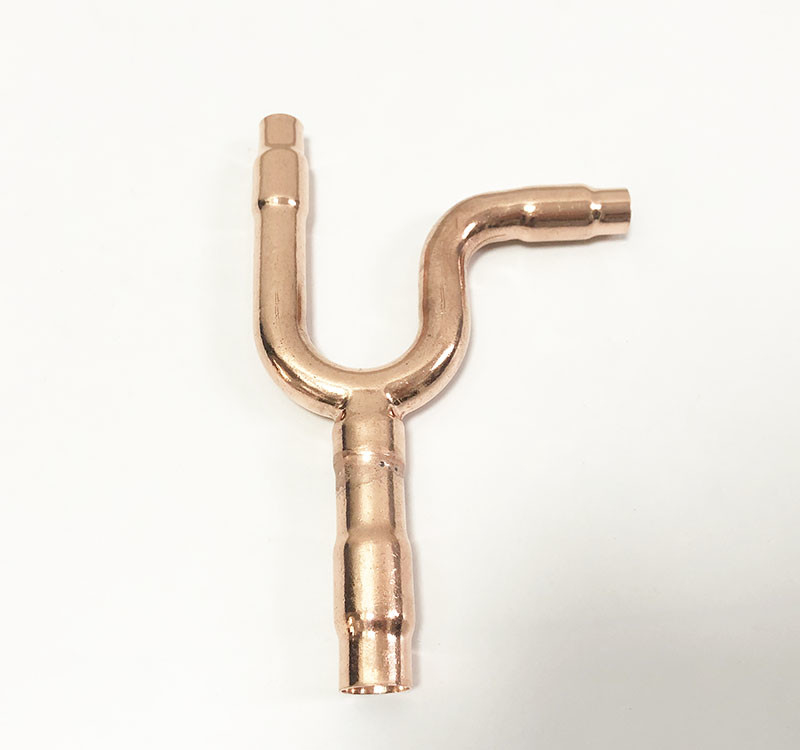 Copper VRV VRF Air condition Y branch Y joint branch pipe for HITACHI Model E-52SN