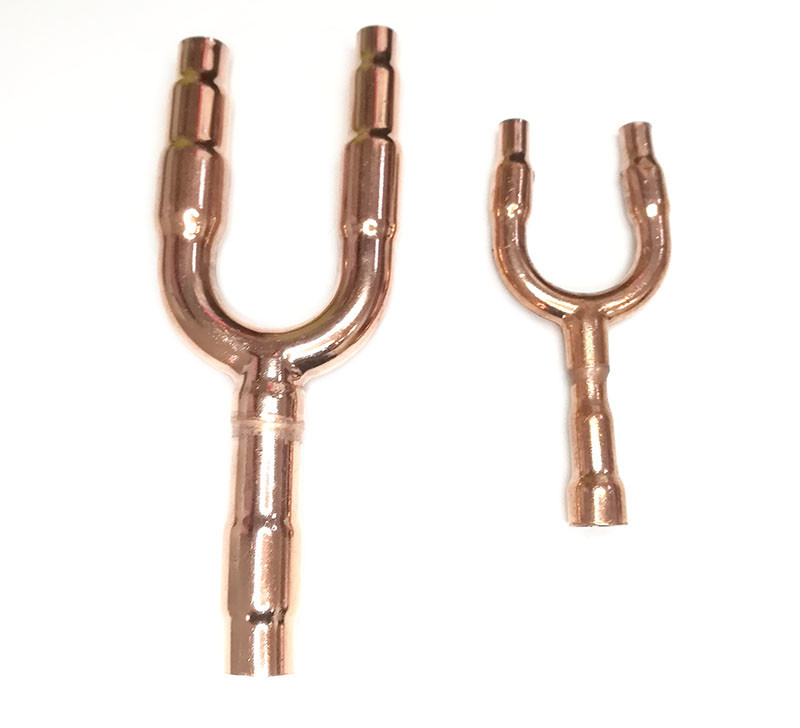 Top Quality  VRV VRF Air Conditioner Refnety Branch Pipe Copper Y Joint with Insolation  Cover For Midea FGZHN-04
