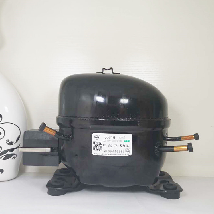 Black Electric Deep Freezer Compressor , Home Compressor For A Freezer