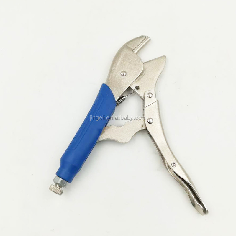 Sturdy Sealing Refrigeration Hand Tools , Stainless Steel Curved Jaw Locking Pliers