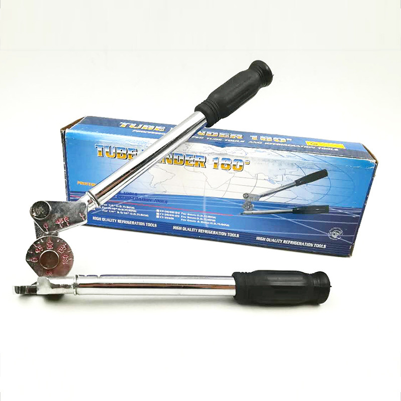 180 Degree Iron Copper Tube Bender CT-364-08 For Air Conditioning