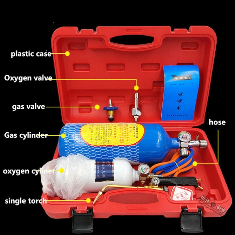 Portable Durable Gas Welding Kit , ​Air Conditioning Gas Welding Torch Set