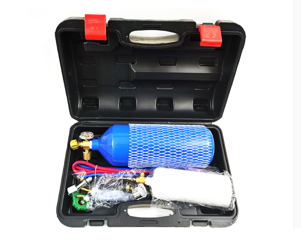 Portable Torch Maintenance Set 2liter Gas Cylinder Welding Cutting Kit For Air Conditioner