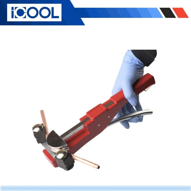 ICOOL Copper Aluminum Tubing Bender Kit Hand Tool 1/4 to 7/8 Inch with Tube Cutter for HVAC Refrigeration System Mainten