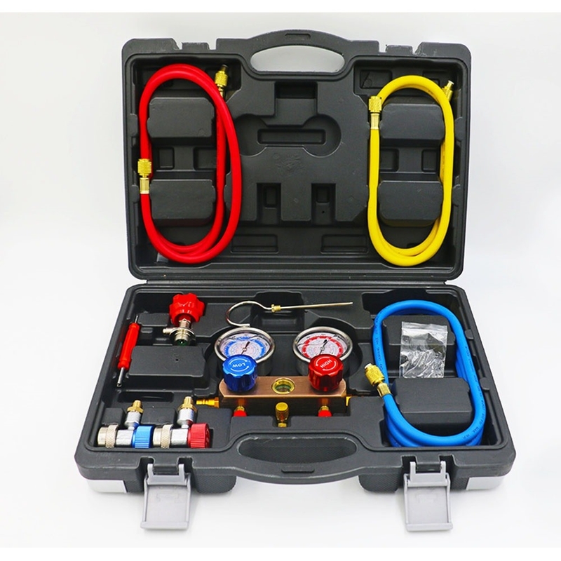 R22 R134a HVAC Refrigeration Hand Tools Gauge Adapters Practical