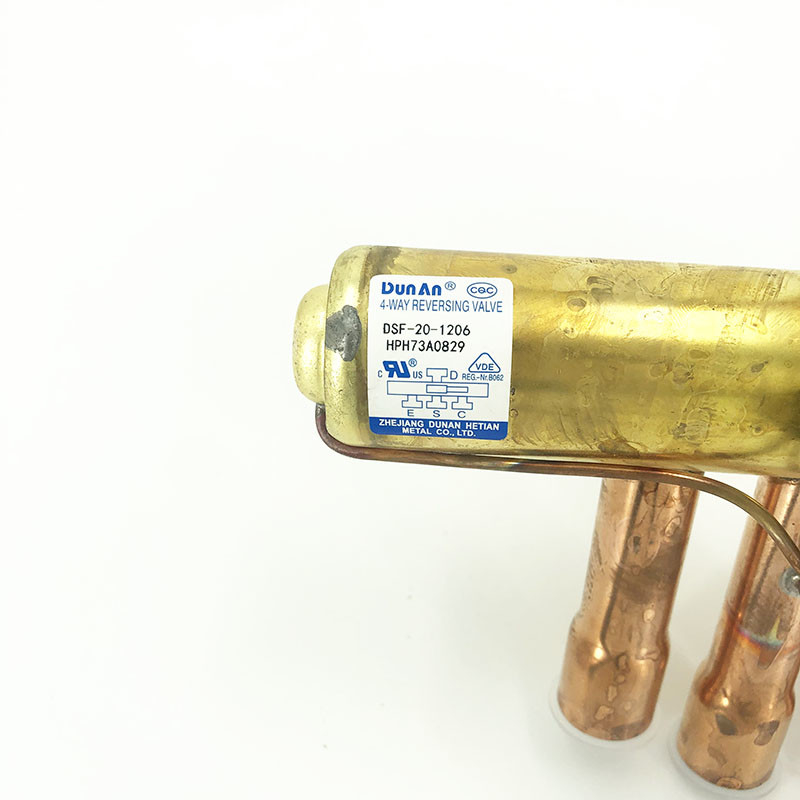 5P 220V 4 Way Reversing Valve , Hotel Four Way Valve Heat Pump