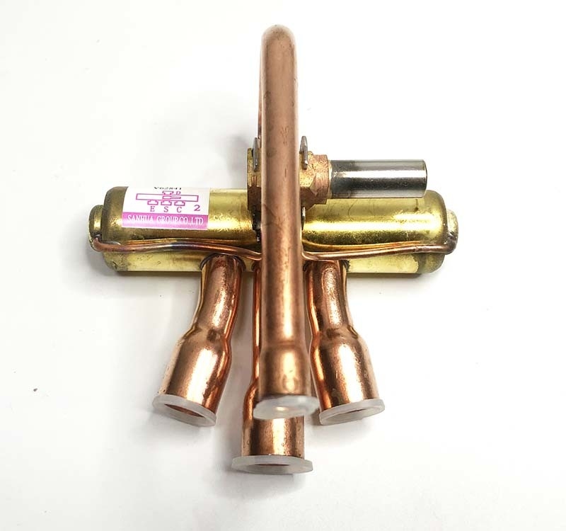 Air Condition Reversing HVAC Valve Four Way 27000btu With Coil 220V