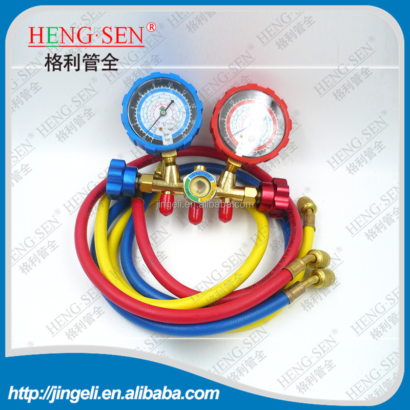 Shake Proof HVAC Manifold Gauges For AC Multipurpose Practical
