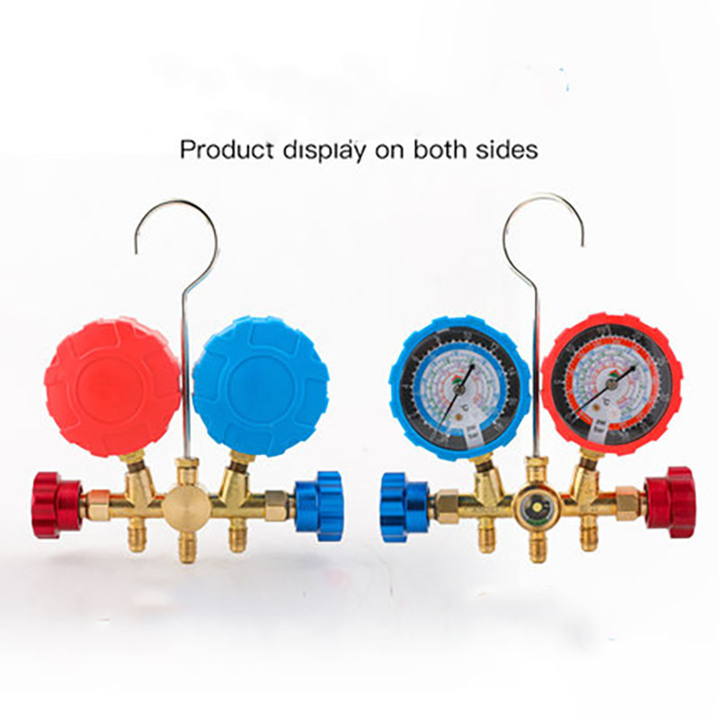 R22 134A Refrigeration Manifold Gauge Set Durable With Charging Hose