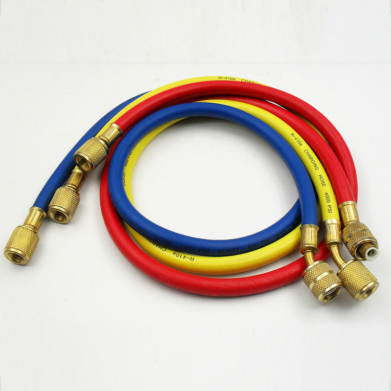 SAE Thread 60" Charging Hose Pipe 3000-600PSI 1/4" For R134A R12 R22 R502