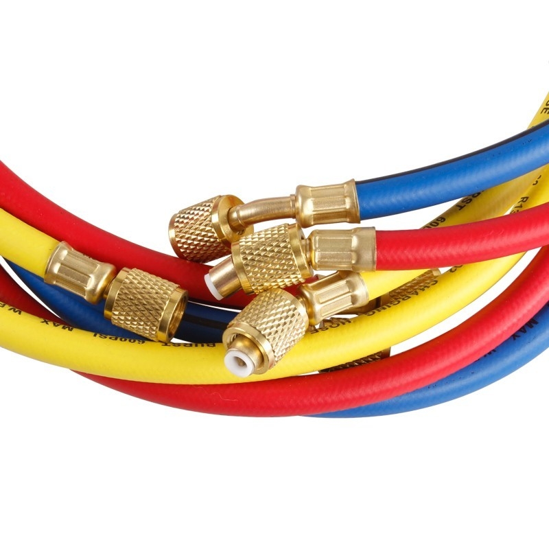 60" Commercial Manifold Hose Set , Practical Ball Valve Hoses