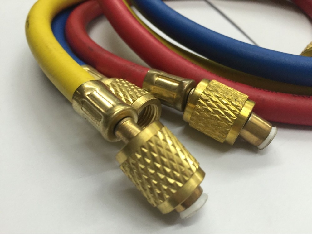 60" Commercial Manifold Hose Set , Practical Ball Valve Hoses