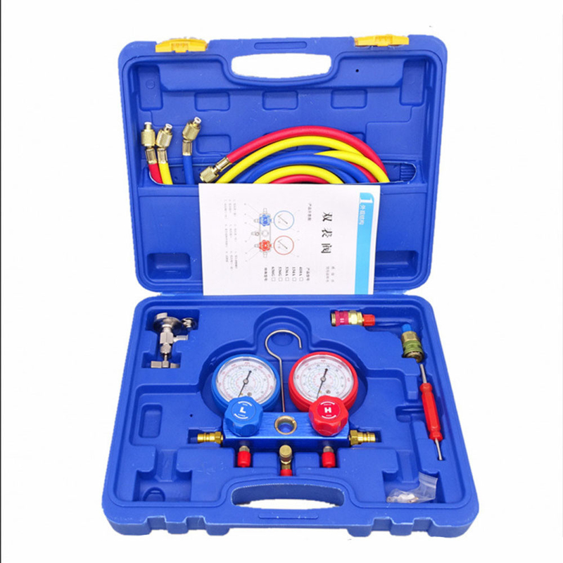 Industrial AC Manifold Gauge Kit Practical For R134A R12 R22 R502