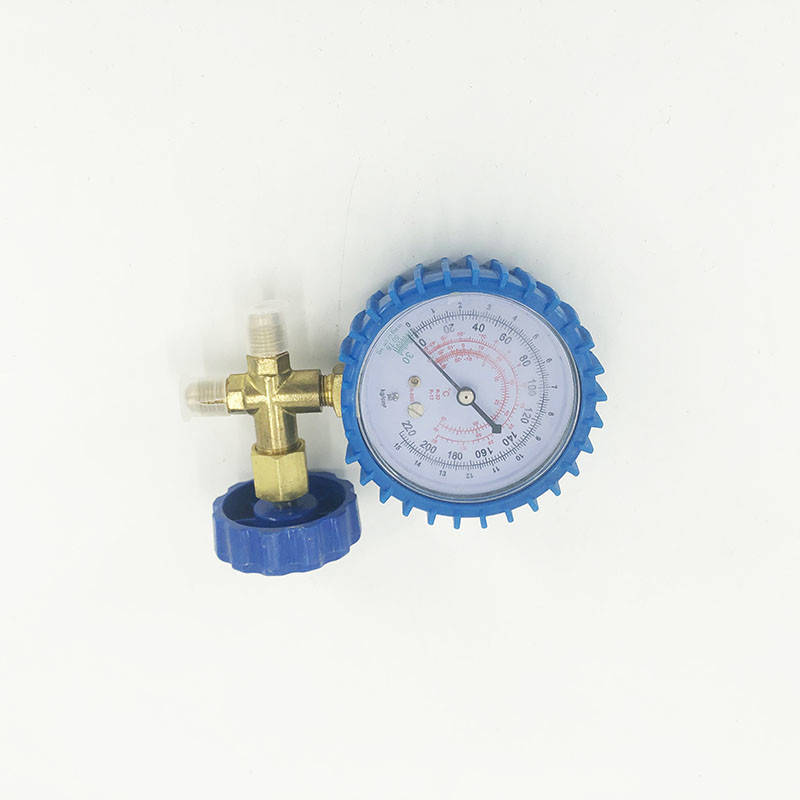 R134a R12 R22 Single Manifold Gauge Multipurpose With Brass Valve