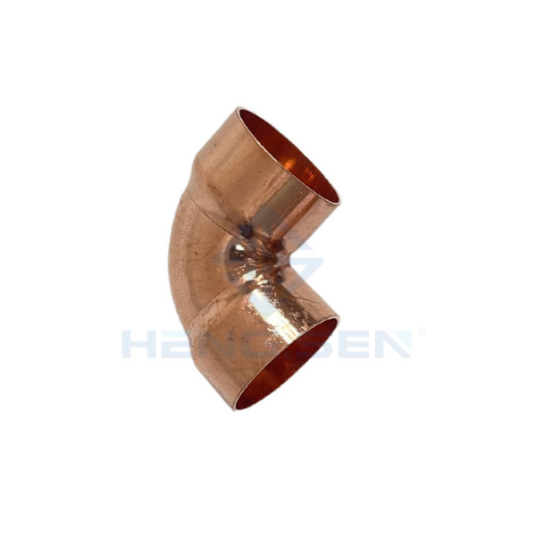 1.1/8 Copper Fitting Refrigeration Copper 90-Degree Elbow C X C Sweat Connection Short-Turn