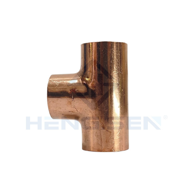 1" Equal Press Pipe Connector Pipe Fitting Plumb Refrigeration Equal Tee Copper Fitting  C×C×C