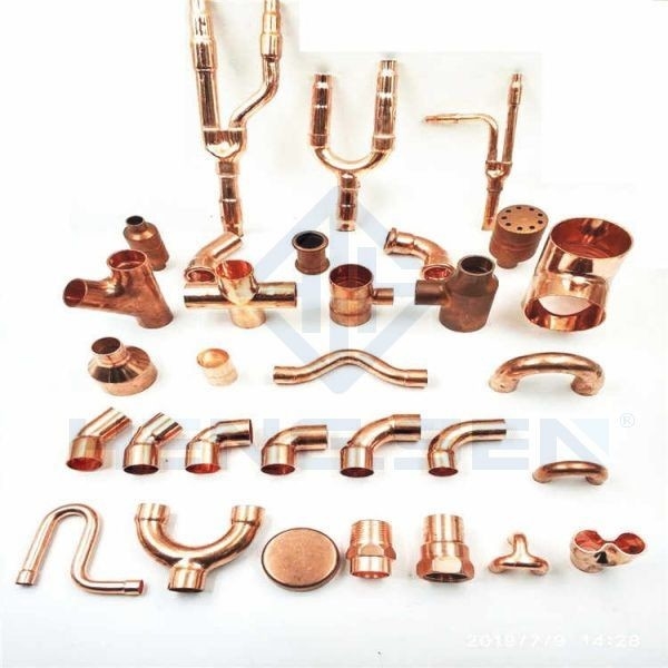 2" Tee OEM Refrigeration Equal Tee Copper Fitting