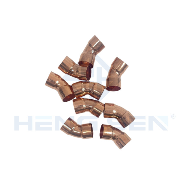 1/4 Refrigeration 45 degree copper elbow  CXC