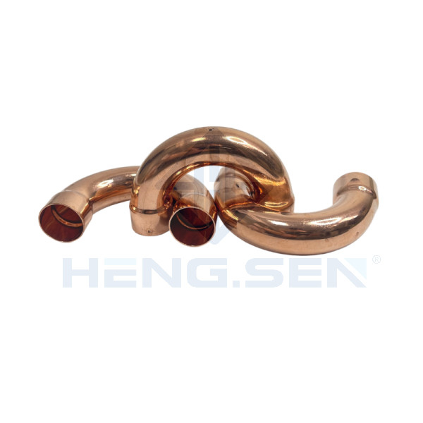1/4 Copper Pipe Fitting 180 degree for condenser unit