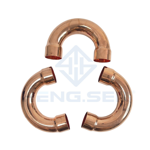 1.3/8 180 Degree Refrigeration Pipe Fittings Elbow Welding Connection Practical