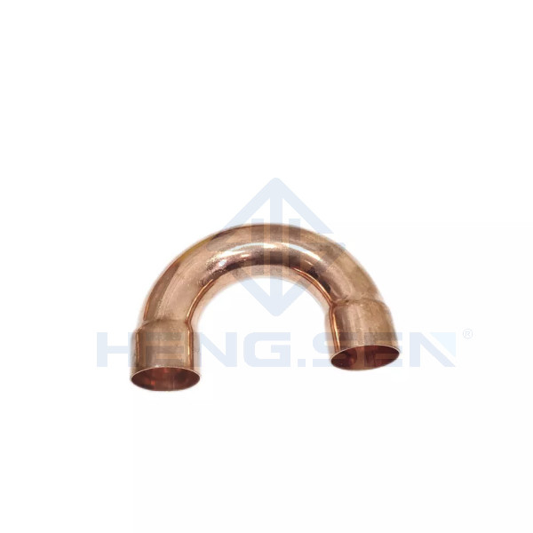Multifunctional 3" Copper U Bend Fitting 180 Degree Elbow Durable
