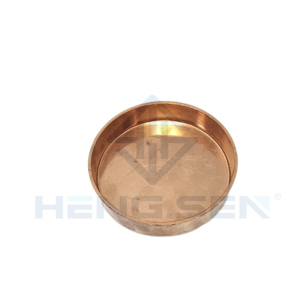 Copper 1" Refrigeration Pipe Fittings Copper Cap End Welding Female Connection