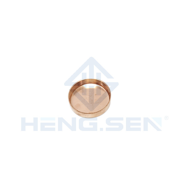 ROHS Practical 2" Copper Tubing Caps , Multipurpose Copper Pipe Screw Cap