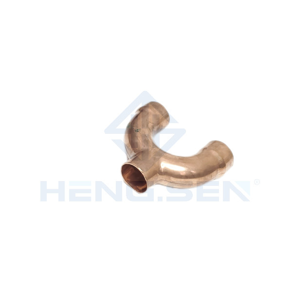 Forged Practical 5/8 Copper Y Tee , Multifunctional Copper Pipe Y Fittings
