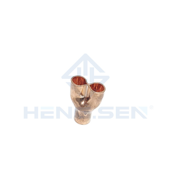 Multi Scene Y Refrigeration Pipe Fittings Copper Material Durable
