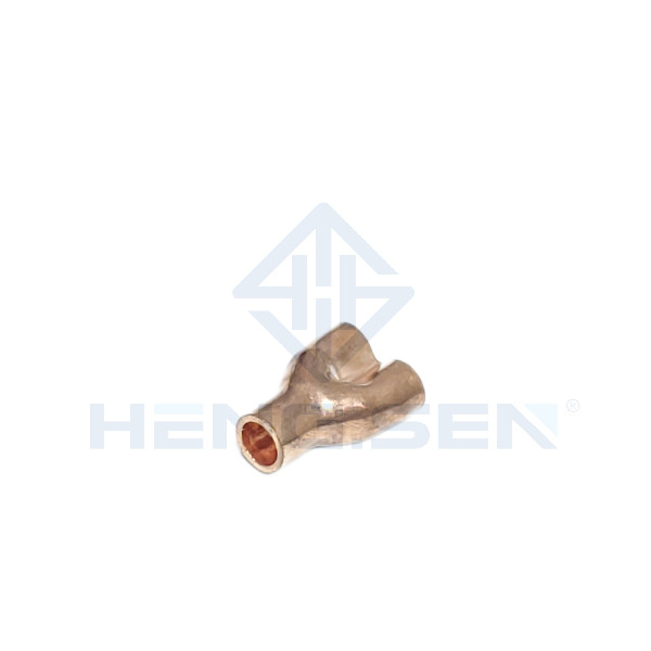 Multi Scene Y Refrigeration Pipe Fittings Copper Material Durable