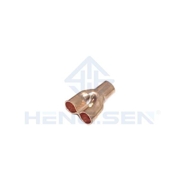 Multi Scene Y Refrigeration Pipe Fittings Copper Material Durable