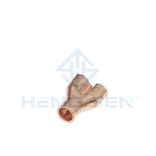 42<35x35 Antiwear Practical Y Copper Fitting , Welding HVAC Copper Tubing Fittings