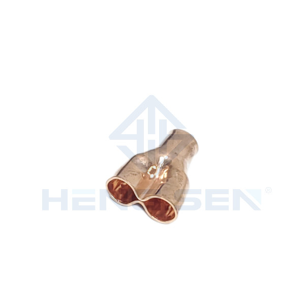 42<35x35 Antiwear Practical Y Copper Fitting , Welding HVAC Copper Tubing Fittings