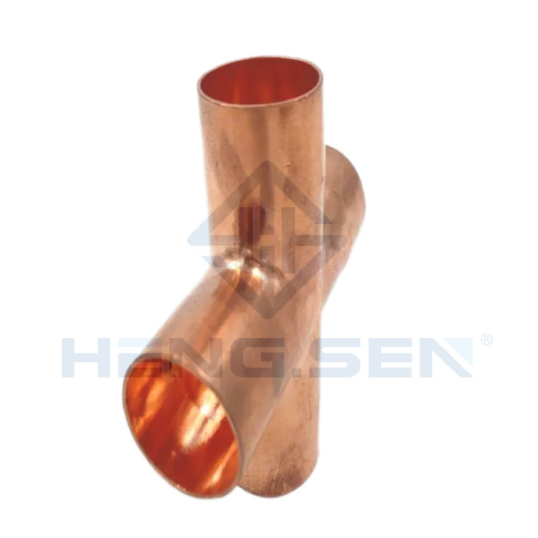 TP2 Copper Cross Refrigeration Pipe Fittings 4 Way 2" Multipurpose