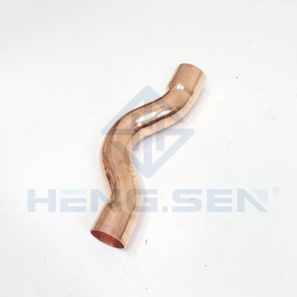 Practical 3/8 Refrigeration Pipe Fittings Copper S Trap Double Washed