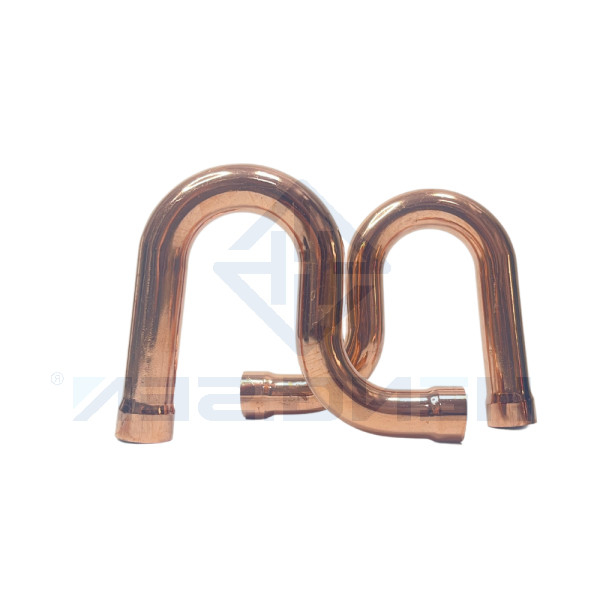 1"  Suction Line Copper P-Trap , C x C for refrigeration pipe fitting