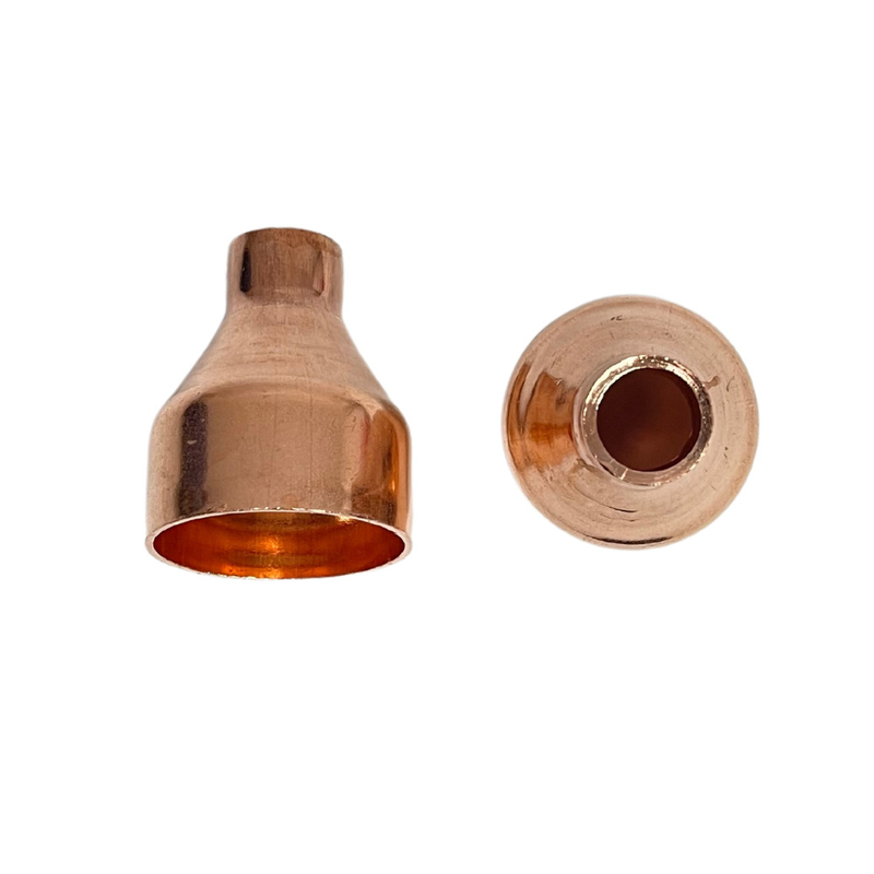 Male Connect Copper Fitting Reducer Fittings 8x6.35mm With Female Sweat Socket