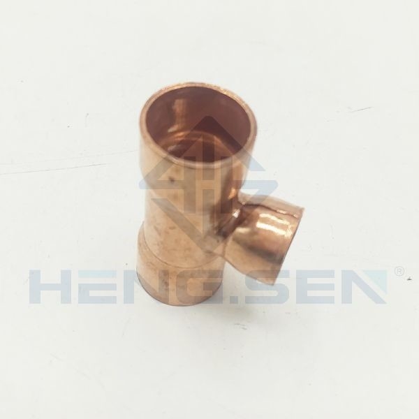 Plumb Copper Refrigeration Pipe Fittings Connector 8x6.35x8mm