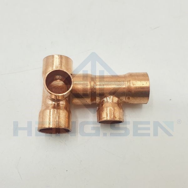Antiwear Copper Tee Joint Multi Scene Practical 28.6x19x28.6mm