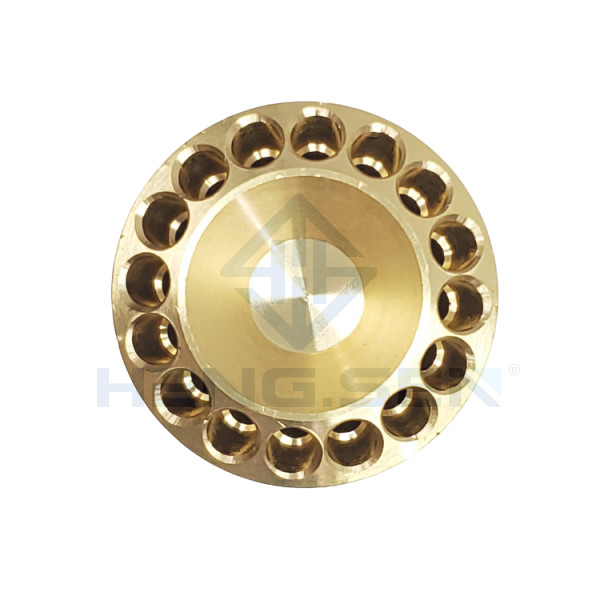 Practical Brass Liquid Distributor , 16 Holes Refrigerant Distributor Nozzle