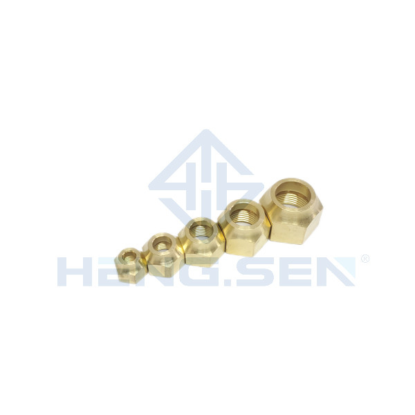 Smooth 5/16" Flare Nut Cap , Multifunctional Reducing Flare Nut