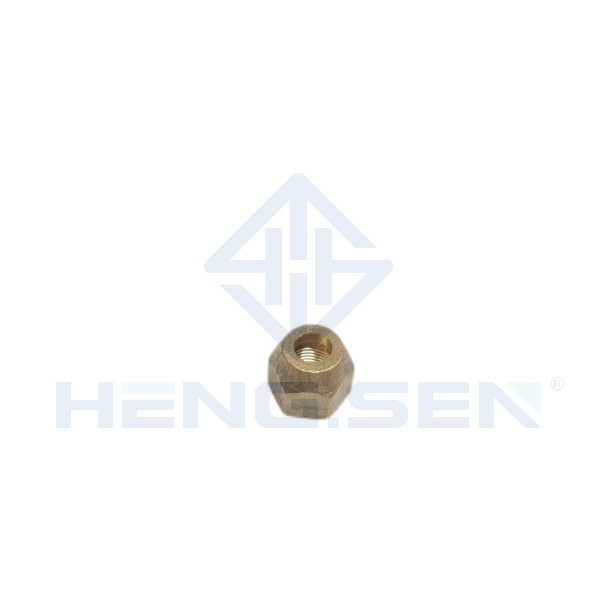 Forged Aircon Brass Insert Nut , Titanium Refrigeration Brass Flare Fittings