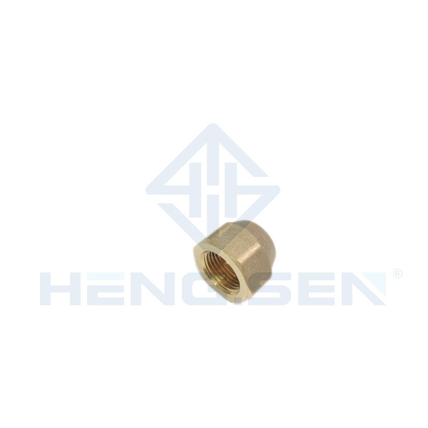 Hexagon Round Flare Brass Pipe Fittings 3/8" For Air Conditioner