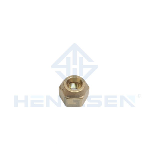 5/8" Titanium Brass Pipe Fittings Straight Knurling Insert Nut