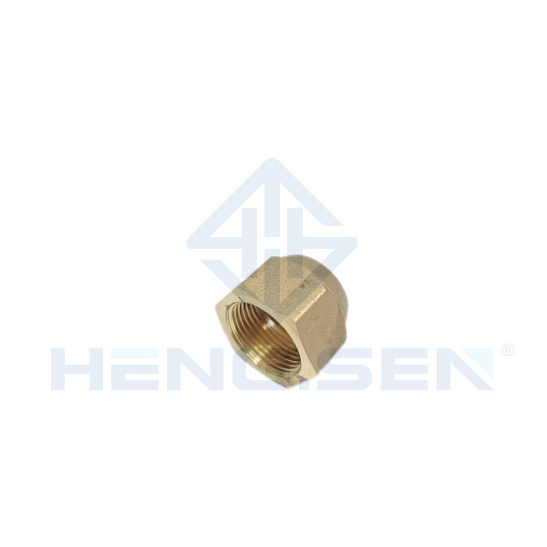 Brass 3/4" OD Titanium  Nut Brass Flare Tube Fitting